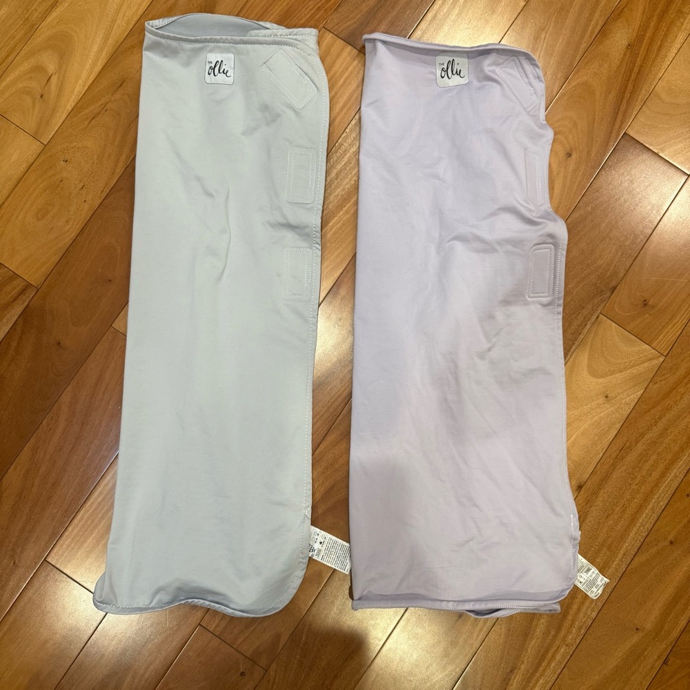 Ollie Swaddles - Gray and Lavender